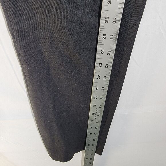 BANANA REPUBLIC Casual Black Slack Pants Loop Belt with Front Pockets Size 8 - Picture 7 of 8